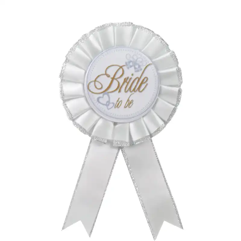 Bride to Be Rosette Badge