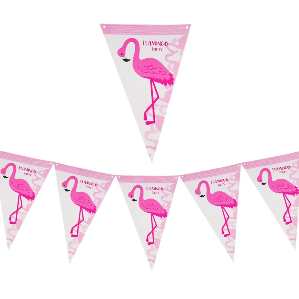 Flamingo Party Pennant Banner 