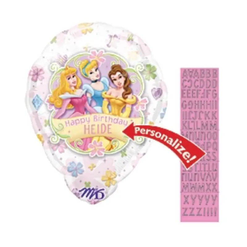 Disney Princess Personalize Birthday Balloon
