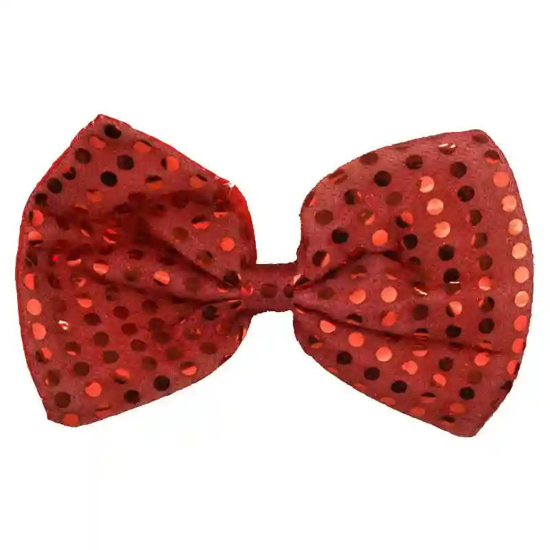 Glittering Sequin Bow Tie with Elastic for Adults – Medium 