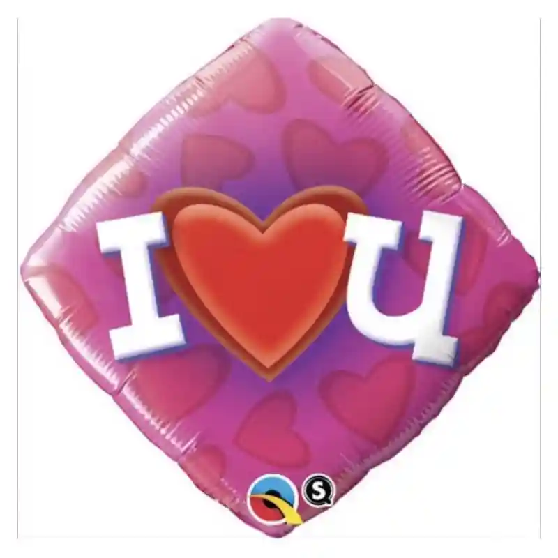 I Love You Square Shape Foil Balloon