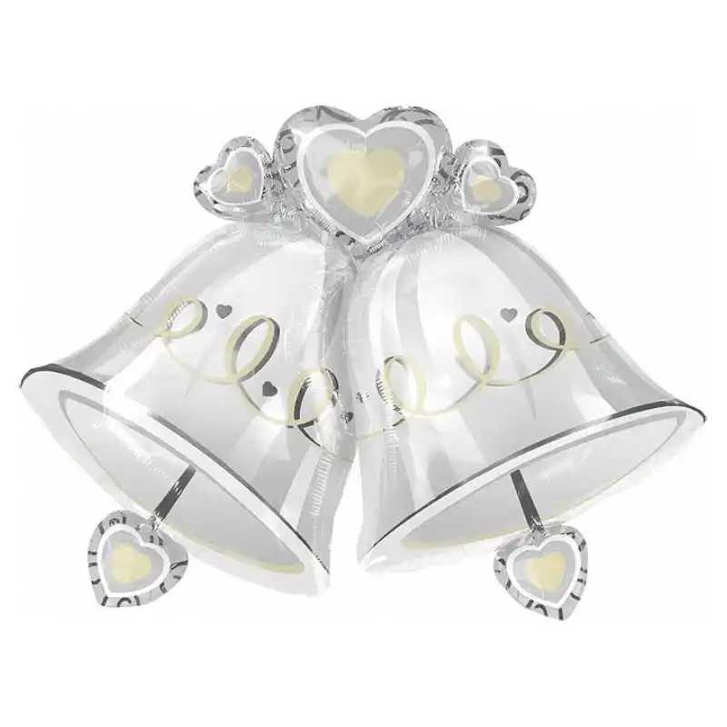 Wedding Bells Super Shape Foil Balloons
