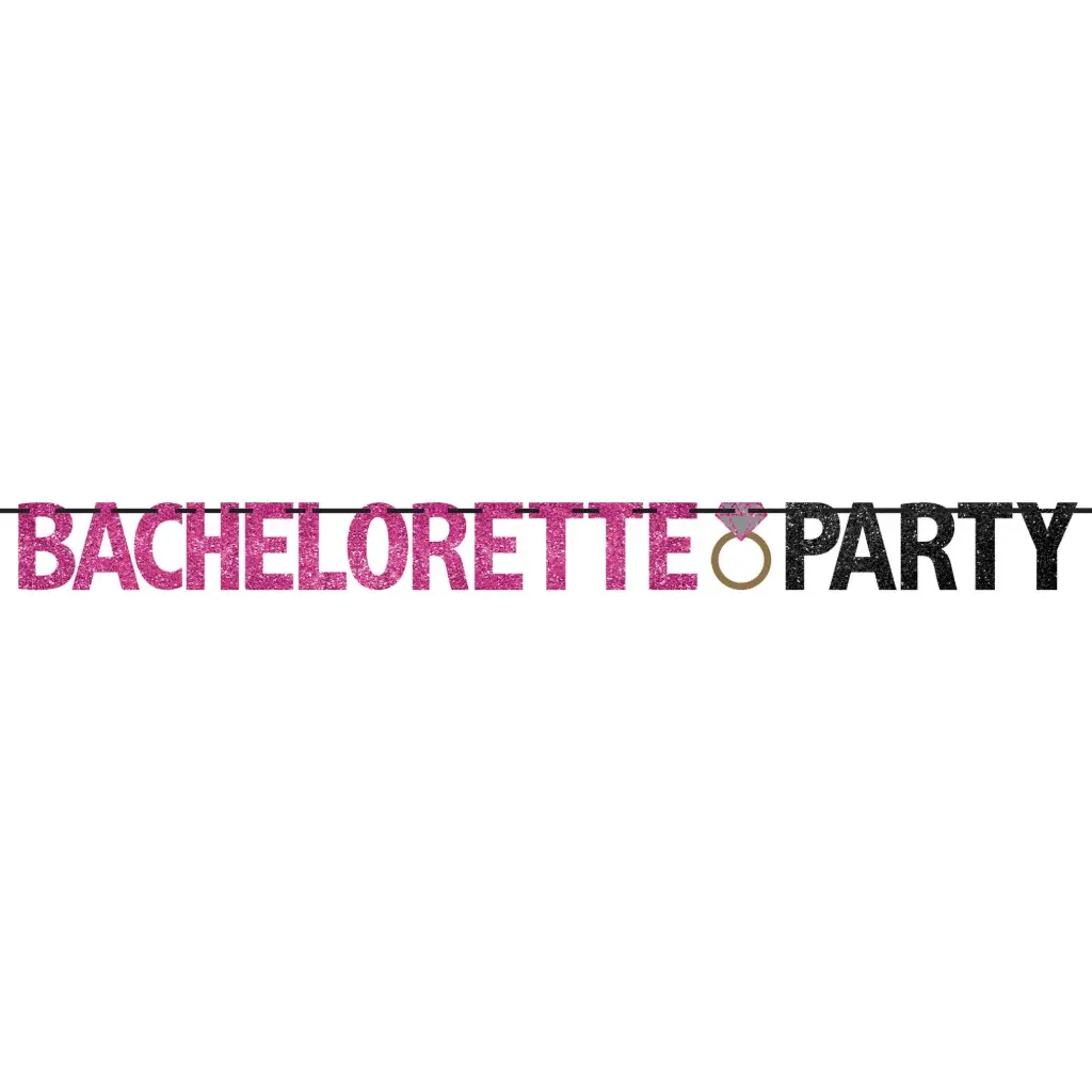 Bachelorette Glitter Party Banner