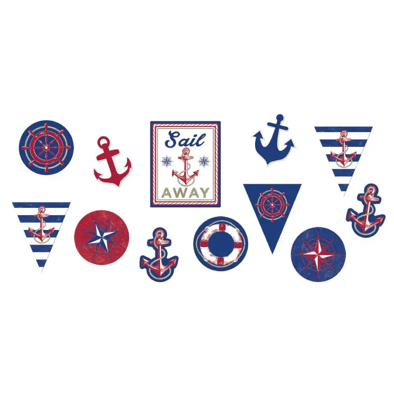 Anchors Aweigh Cutouts 12pcs