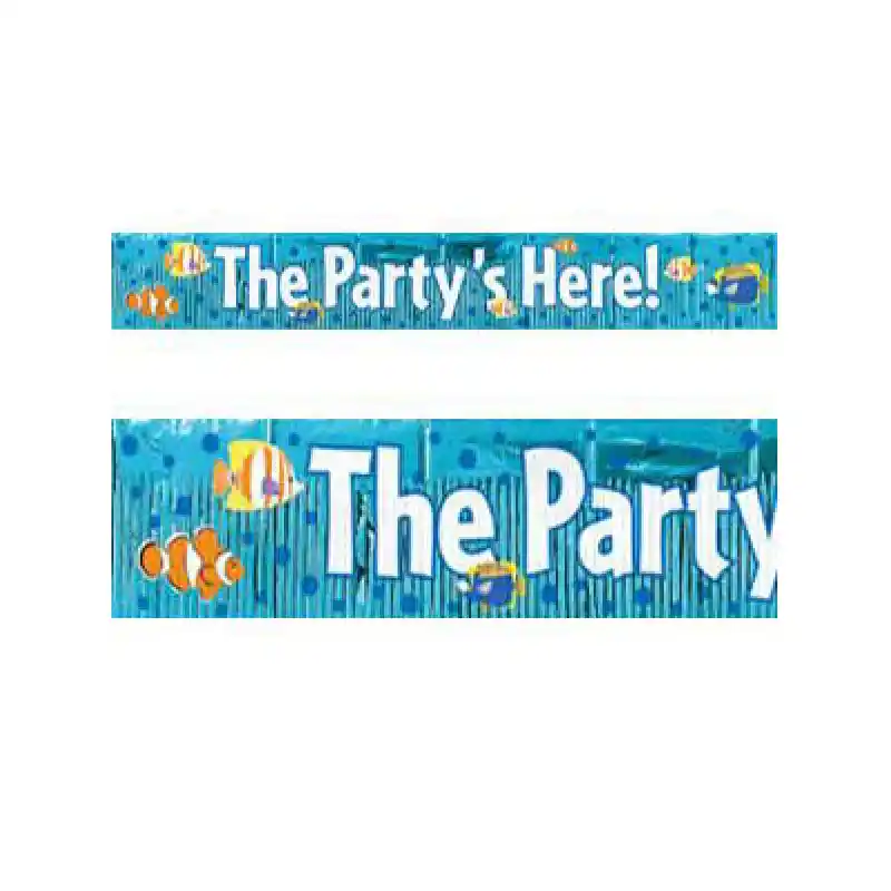 Deep Sea Fringe Banner 5 feet