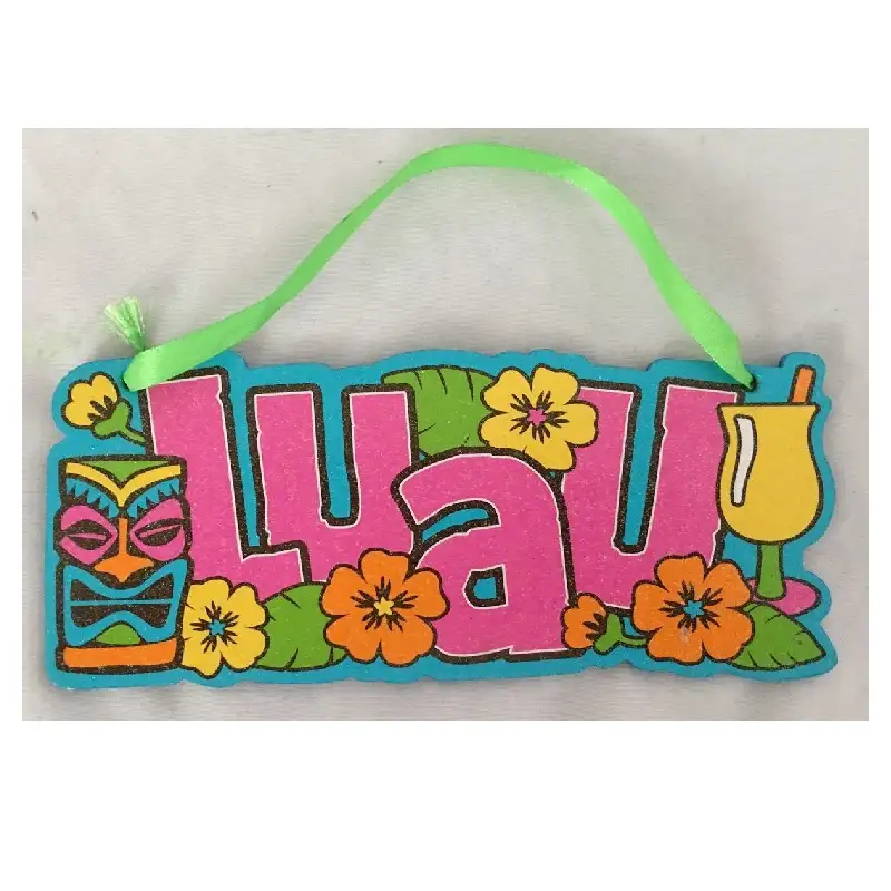 Small Tiki Glitter Sign