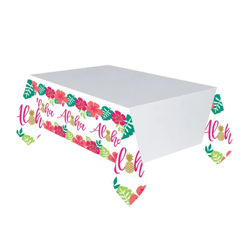 You Had Me At Aloha Paper Table Cover 137x259cm