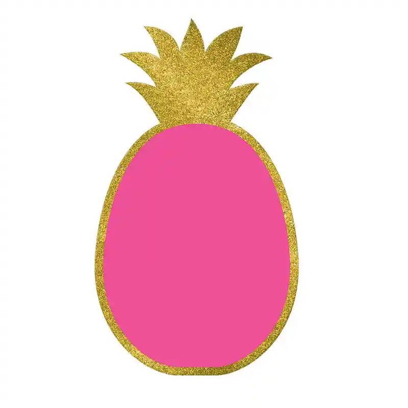 Pineapple Chalkboard Easel Glitter Sign