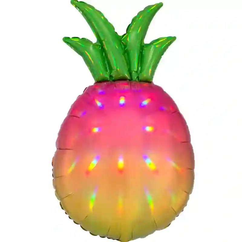Iridescent Pineapple Foil Balloon 43x78cm 