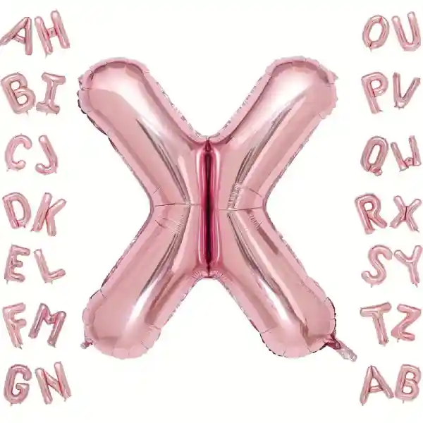 Rose Gold Letter X Foil Balloon 40 Inch