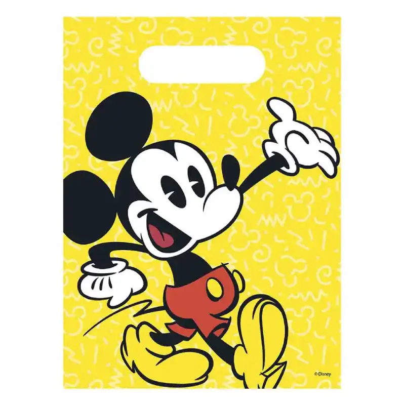 Disney Mickey Super Cool Disney Plastic Party Bags