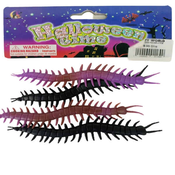 Halloween Decor Fake Rubber Centipede