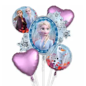 Frozen 2 Balloon Bouquet 5pcs