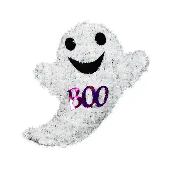 Halloween Tinsel Ghost Decoration