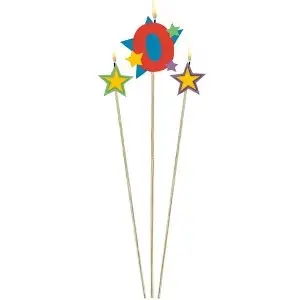 Decorative Pick Candles 0 - 3 pcs 