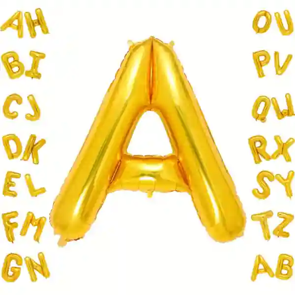 Gold Letter A Foil Balloon 40 Inch