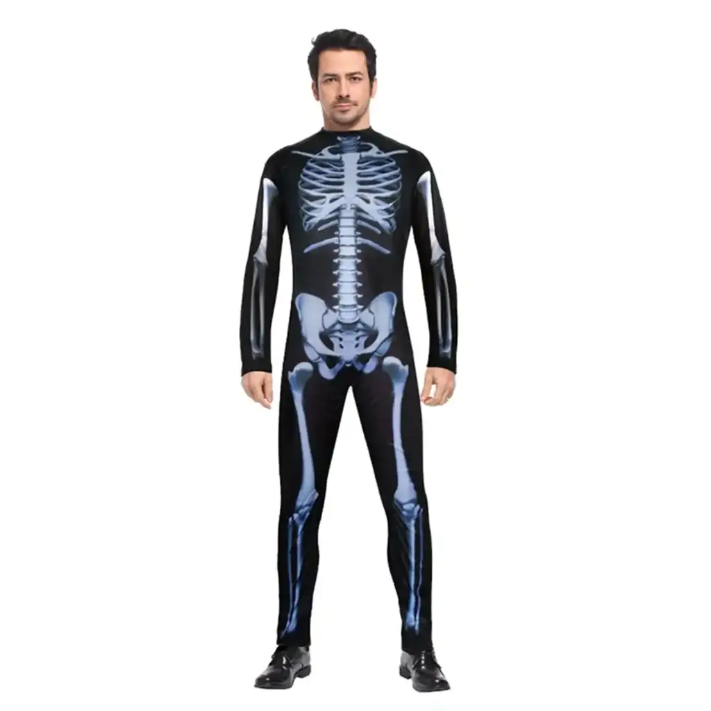 SKELETON SUIT ADULT