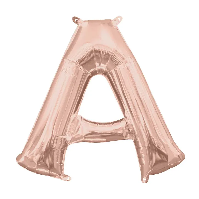 Rose Gold Letter A Foil Balloon 17 Inch