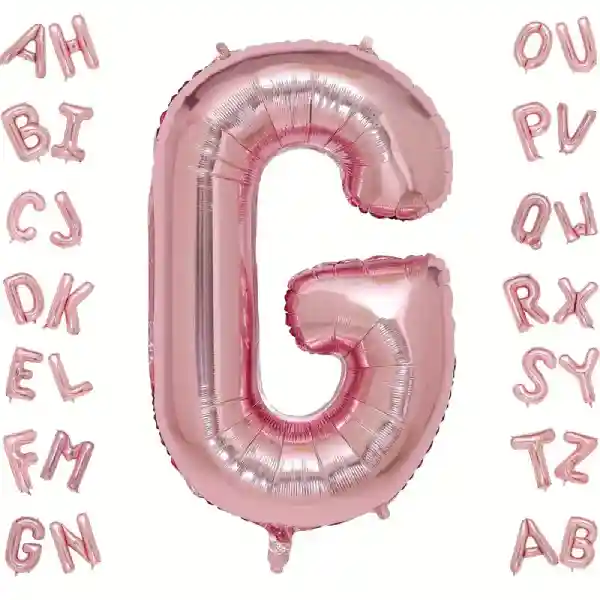 Rose Gold Letter G Foil Balloon 40 Inch