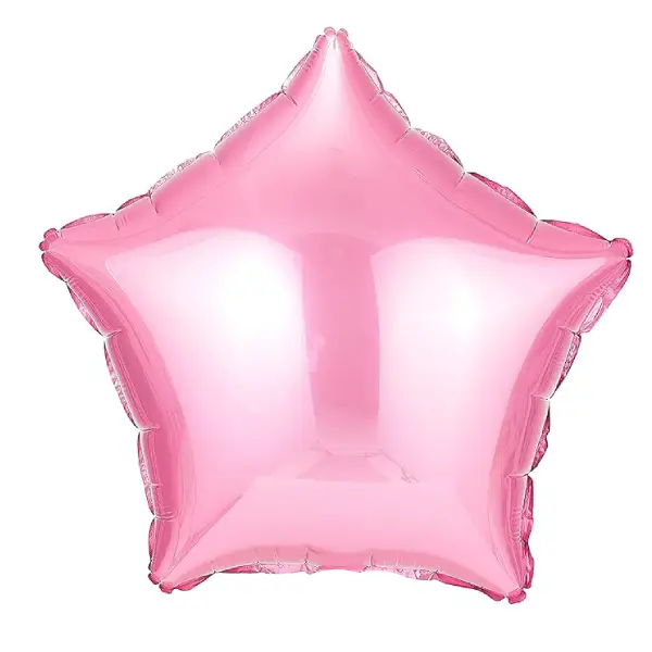 Pink Star Foil Balloon - 18 Inch