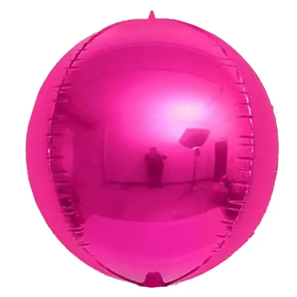 Fuchsia Orbz Foil Balloon 22 Inch 