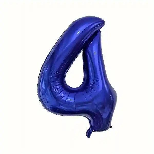 Dark Blue Foil Number Balloon 4 – 40 Inch 
