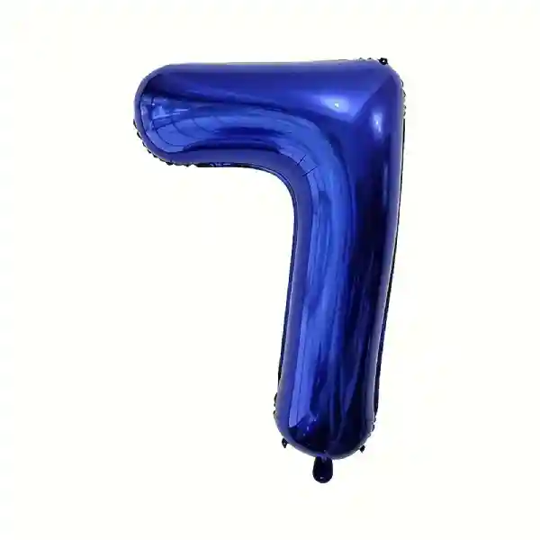 Dark Blue Foil Number Balloon 7 – 40 Inch 