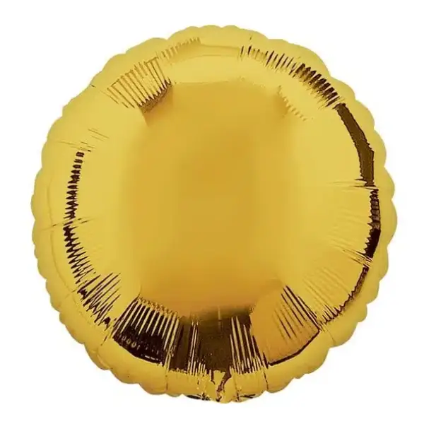 Gold Round Foil Balloon - 18 Inch 