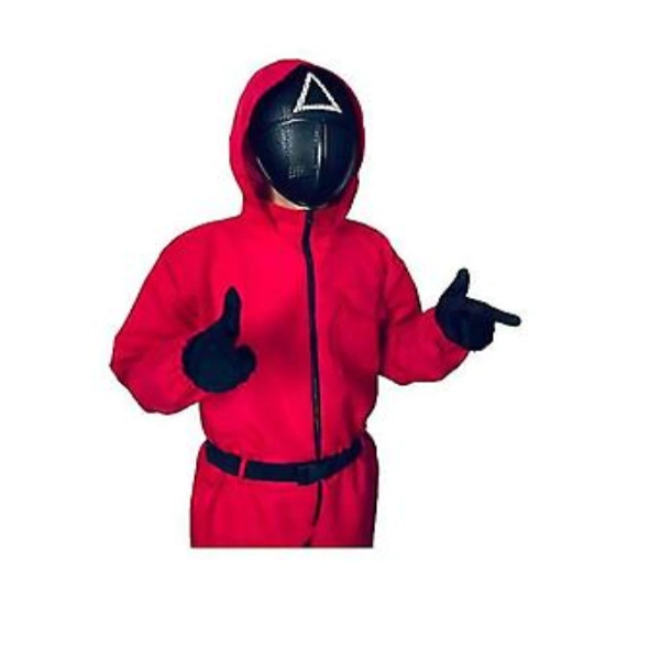 Adult Squid Game Red Costume - Large