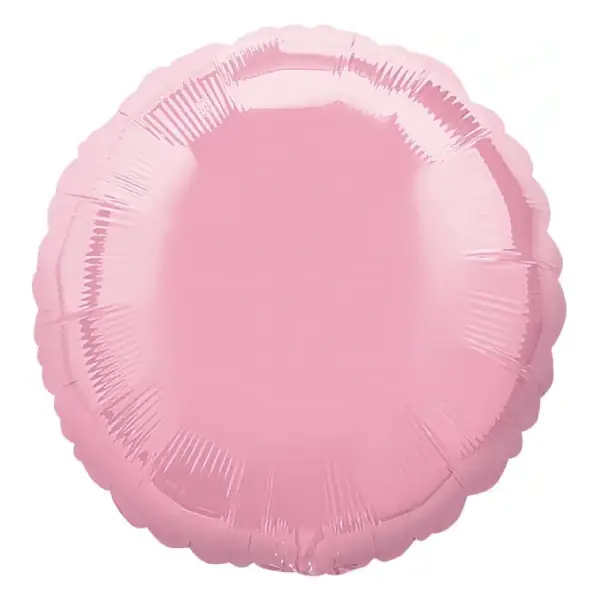 Pink Round Foil Balloon - 18 Inch 