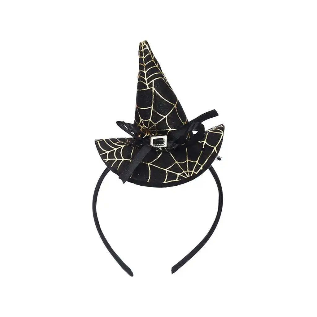 Halloween Headband With Witch Hat
