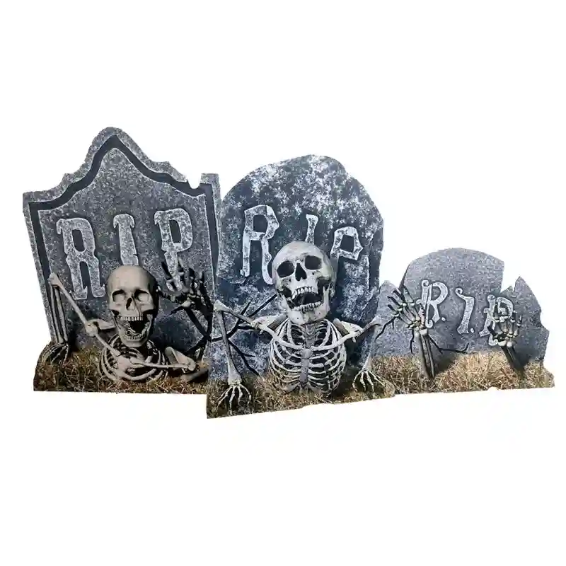 Halloween Tombstones 3pcs