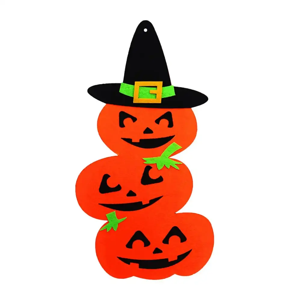 Halloween 3-Stack Pumpkin Hanging Decoration