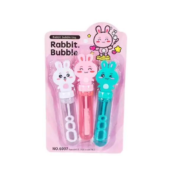 Rabbit Bubbles Wand 3 pcs