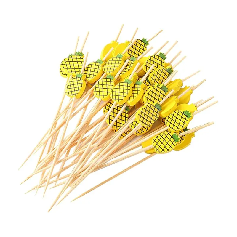 PINEAPPLE FOOD PICKS, 30PCS