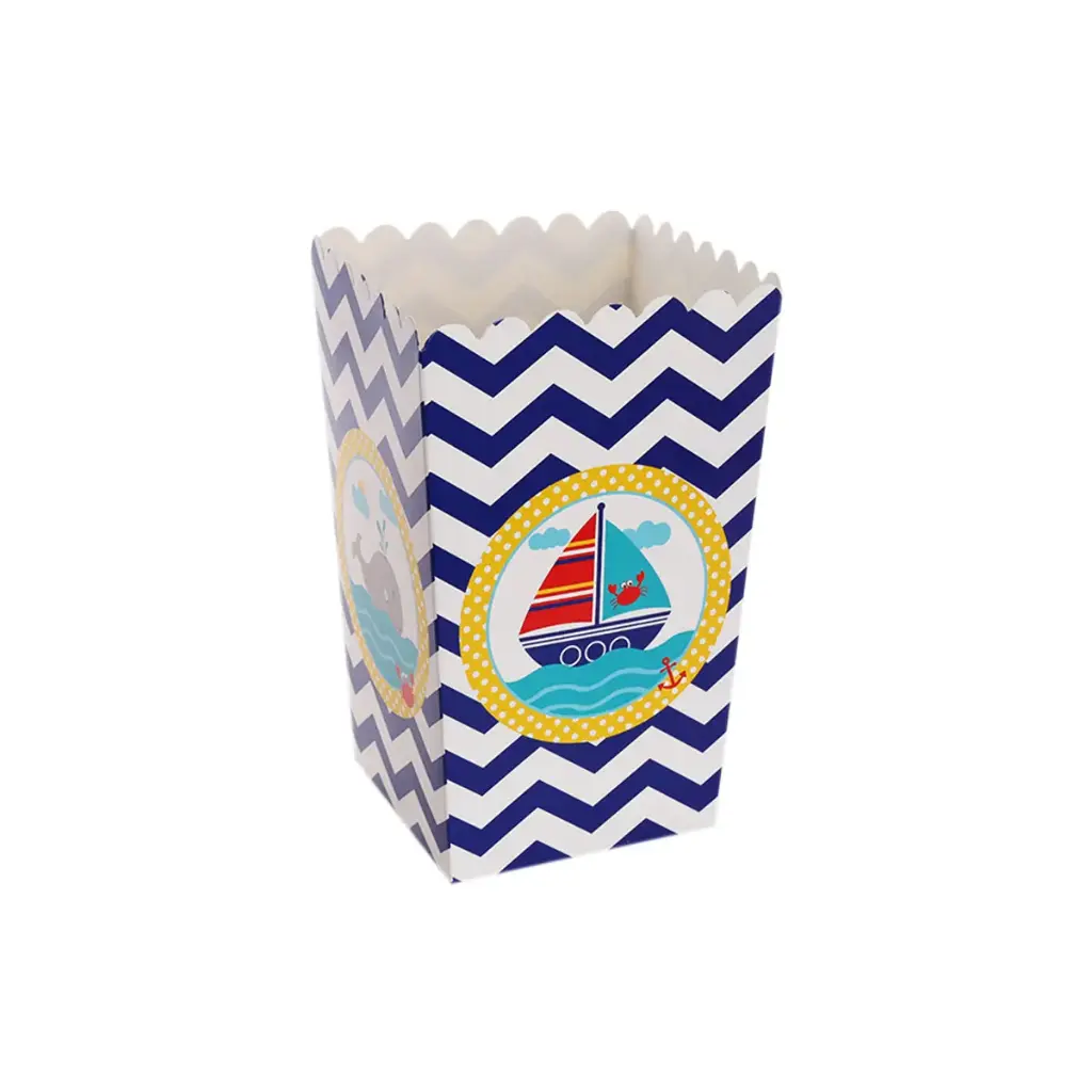 Sailboat Popcorn Box 10 pcs 