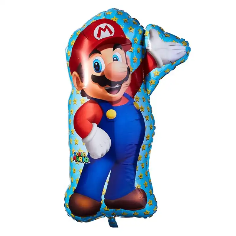 Mario Bros. Foil Balloon, Multicolored 60 x 45cm