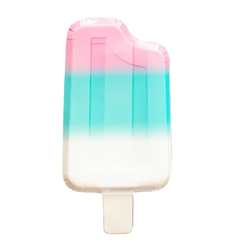 Popsicle Shaped Plates 8 pcs