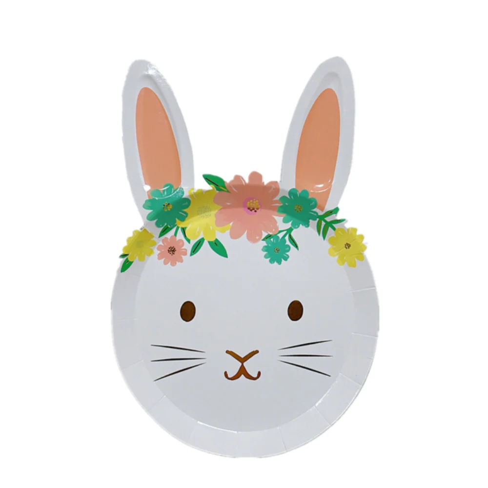 Easter Bunny Shape Plates,8pcs