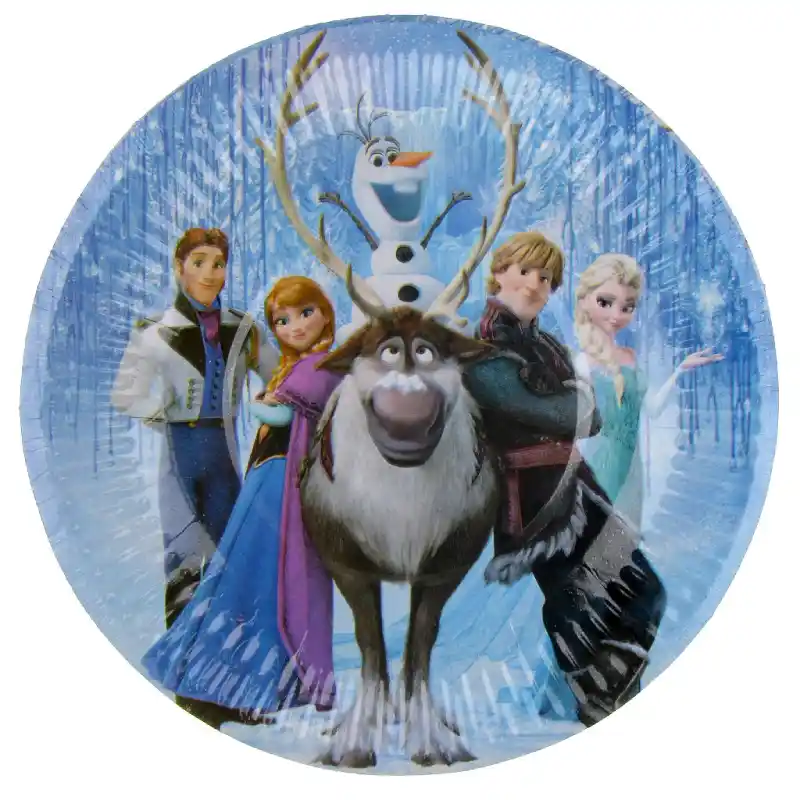 Disney Frozen Dessert Plates 7 Inch – Pack of 8