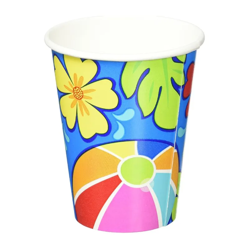 Summer Splash Party Cups 18pcs