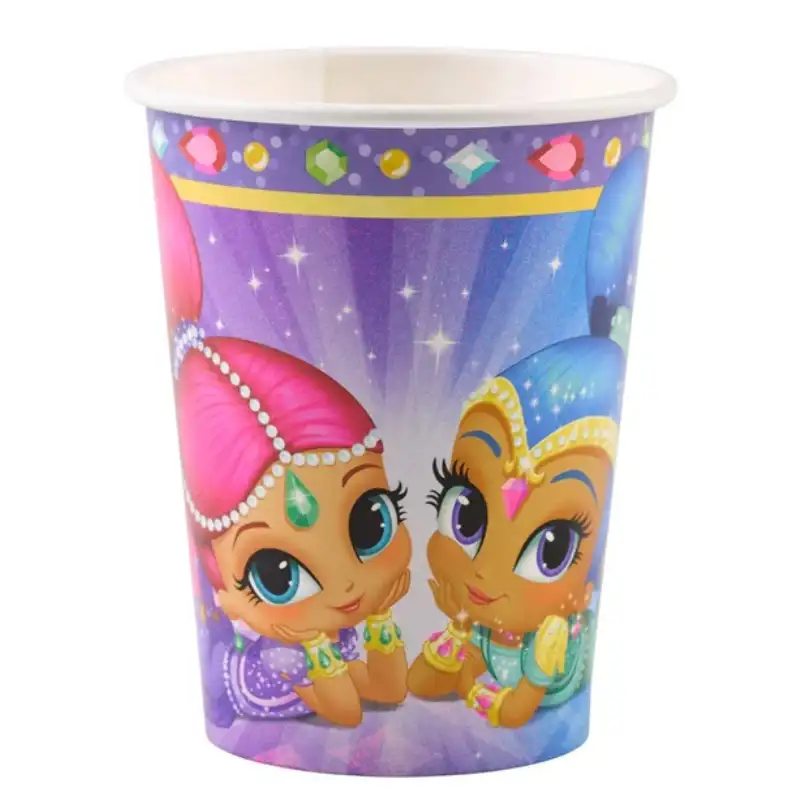 Shimmer and Shine Paper Cups 8oz, 8pcs