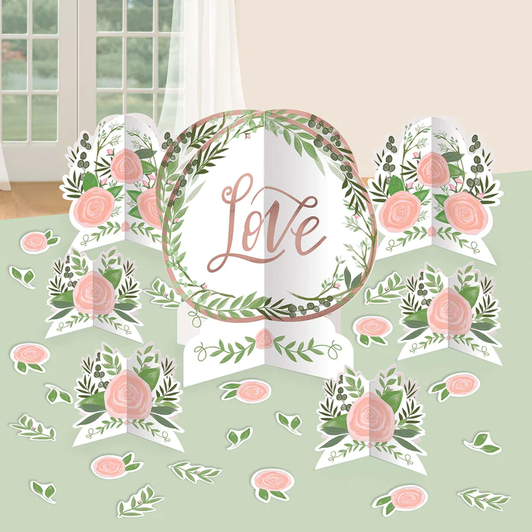 Love And Leaves Table Centerpiece Kit