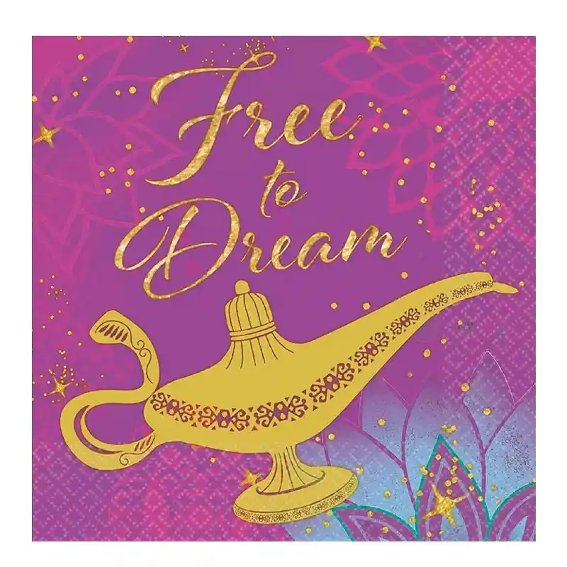 Aladdin Small Paper Beverages Napkins Pack of 16