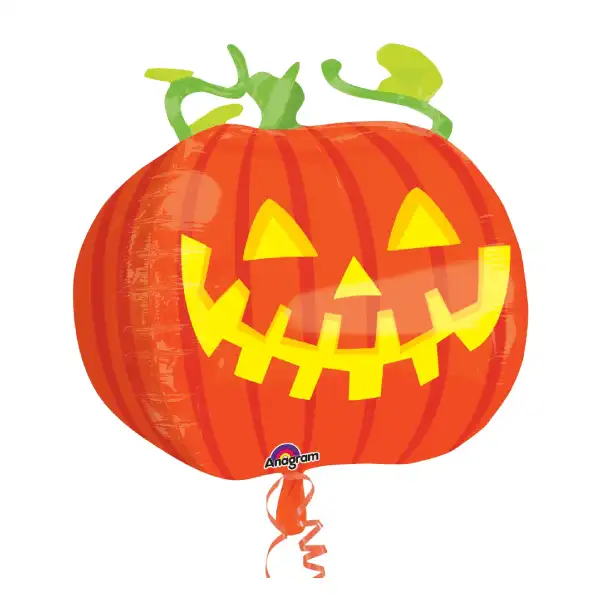 Pumpkin UltraShape Halloween Balloon 18in