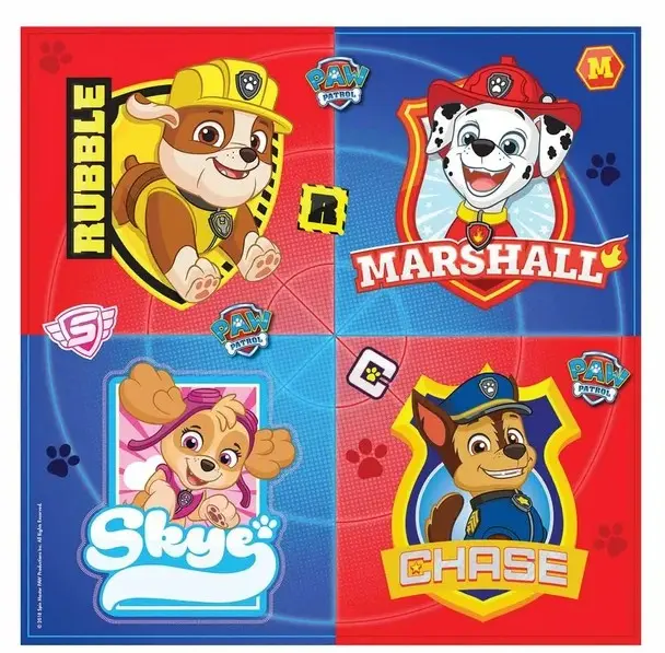 Paw Patrol Lunch Napkin 16pcs