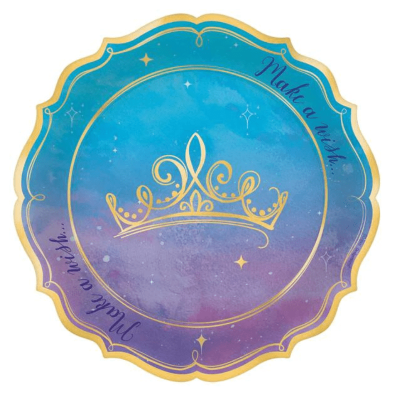Disney Princess Once Upon A Time Plates 7in