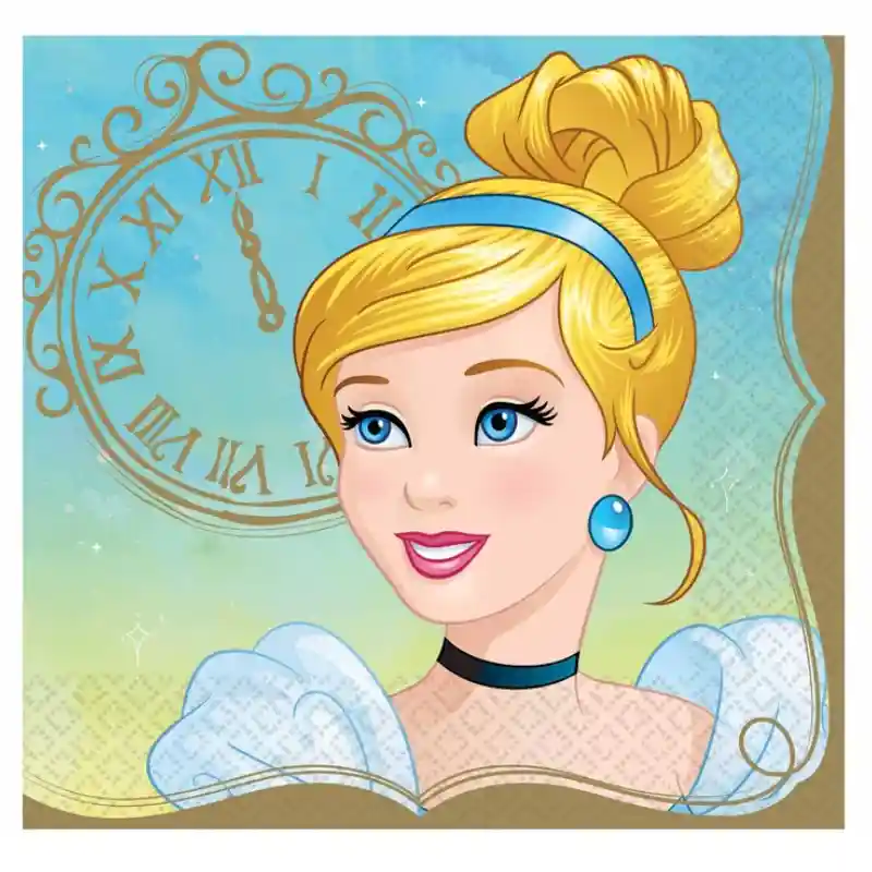 Once Upon A Time Cinderella Lunch Tissues 16pcs