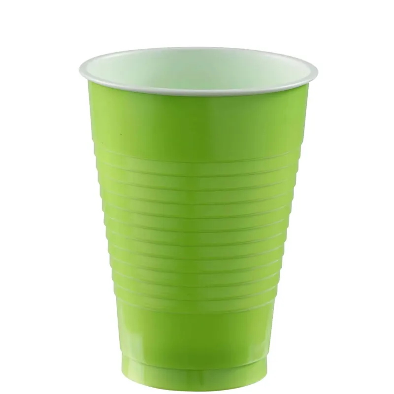 Kiwi Plastic Cups 20pcs