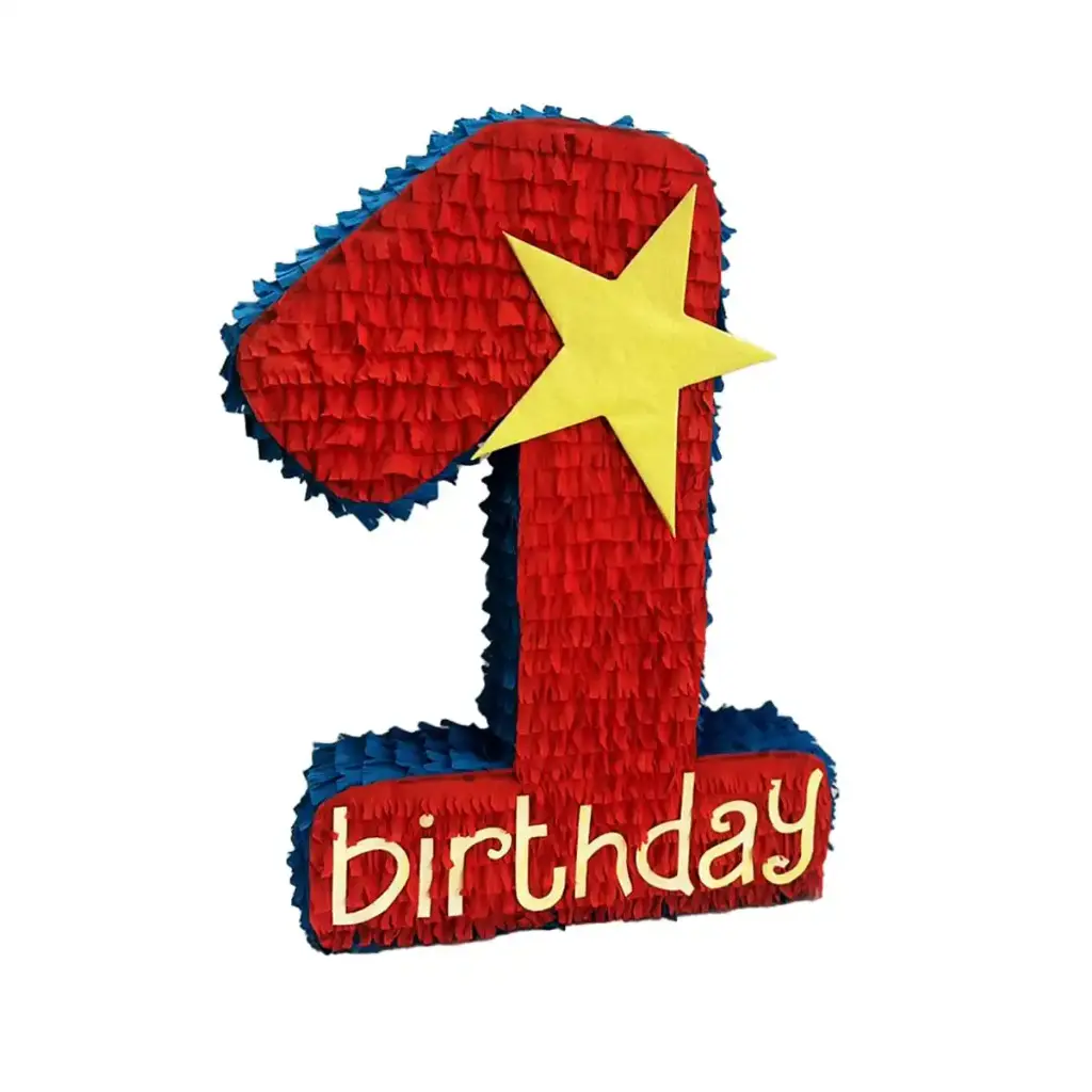 Number 1 Birthday Pinata